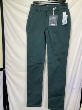 Democracy Maisy AbSolution Straight Leg Jeans - Dark green